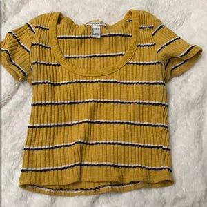 Striped crop top
